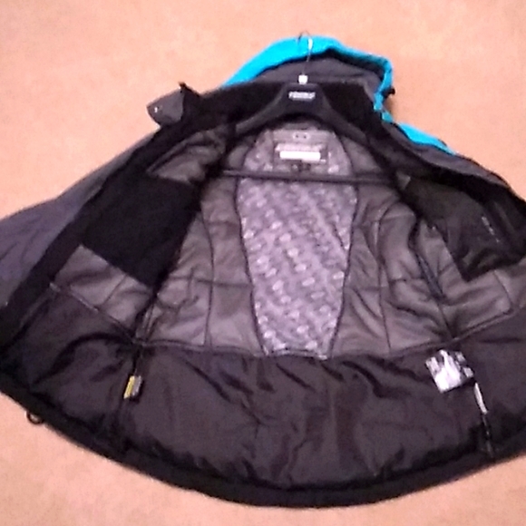 Women's NWT CastleX winter snowmobile jacket grey/bright teal size S PRICE FIRM - Picture 13 of 16